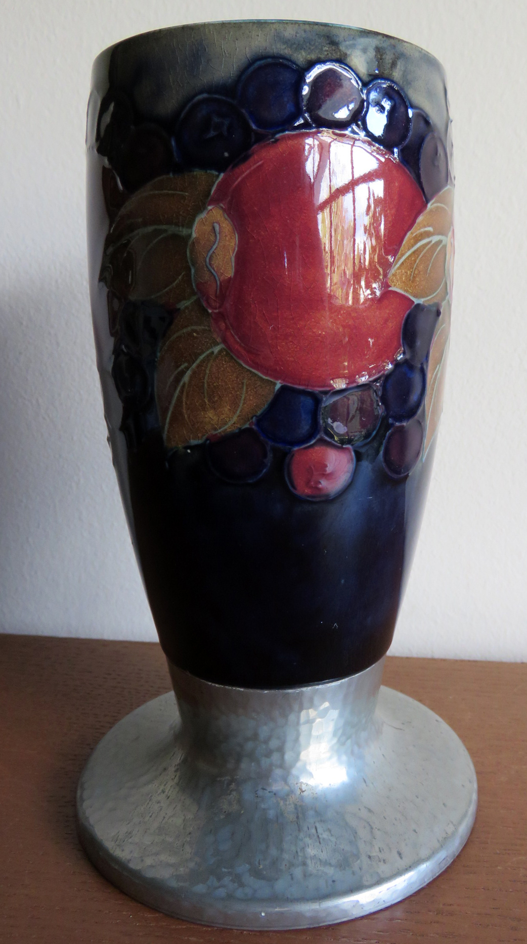 Moorcroft Pansy Blue Vase